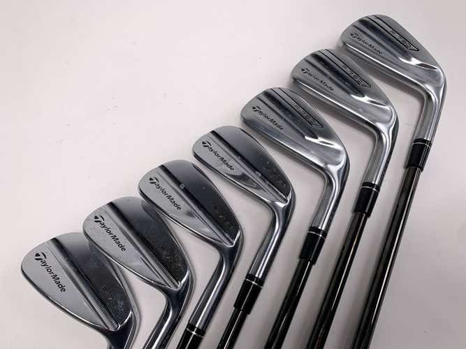 TaylorMade P790/P730 Combo Iron Set 4-PW KBS $-Taper 120 Stiff Steel Mens RH
