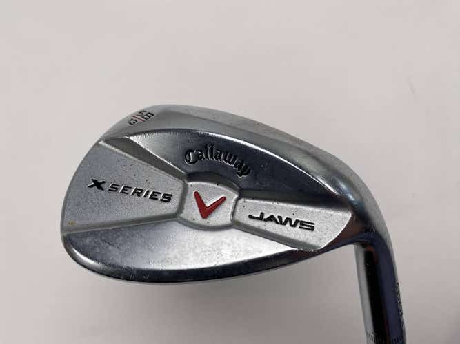 Callaway X Series Jaws Chrome Wedge 58* 13 Bounce Wedge Steel Mens RH