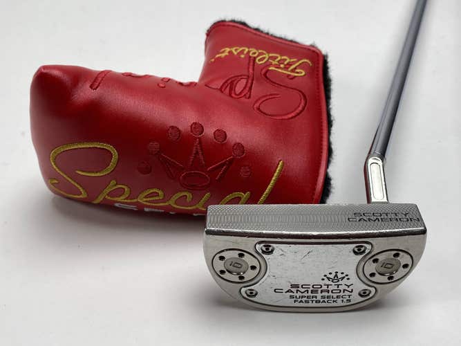Scotty Cameron Super Select Fastback 1.5 Putter 35" Mens RH W/HC