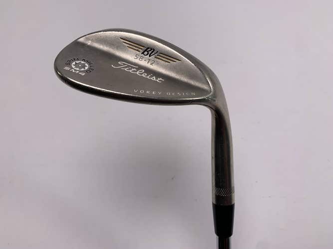 Titleist Vokey Spin Milled SM4 Oil Can Lob Wedge LW 58* Wedge Steel Mens RH