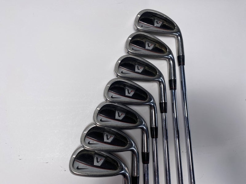 Nike Victory Red Cavity Back Iron Set 4-PW True Temper Speed Step Regular RH