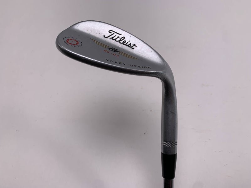 Titleist Vokey Spin Milled Chrome 2009 Lob Wedge LW 60* 7 Wedge Steel Mens RH