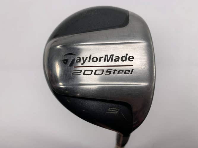 TaylorMade 200 Steel 5 Fairway Wood 18* Lite R-80 Regular Graphite Mens RH