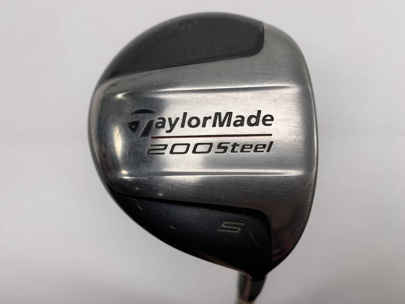 TaylorMade 200 Steel 5 Fairway Wood 18* Lite R-80 Regular Graphite Mens RH