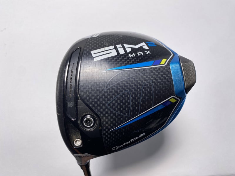 TaylorMade SIM2 MAX Driver 10.5* Fujikura Atmos Red 5S Stiff Graphite Mens LH