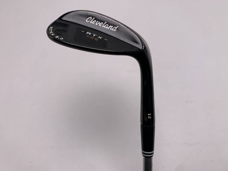 Cleveland 588 RTX 2.0 Black Satin Sand Wedge SW 56* 12 KBS Tour C-Taper Mens RH