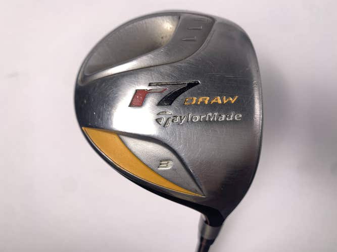 TaylorMade R7 Draw 3 Fairway Wood 15* REAX 55g Stiff Graphite Mens RH