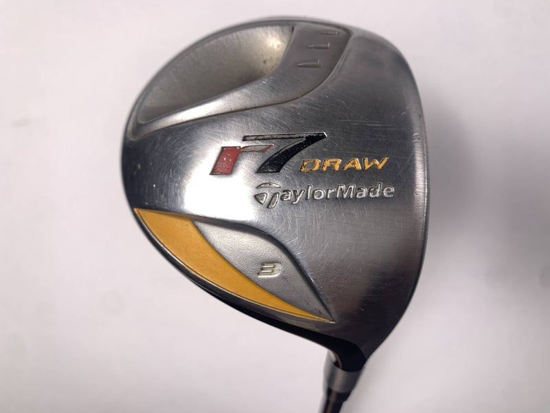 TaylorMade R7 Draw 3 Fairway Wood 15* REAX 55g Stiff Graphite Mens RH