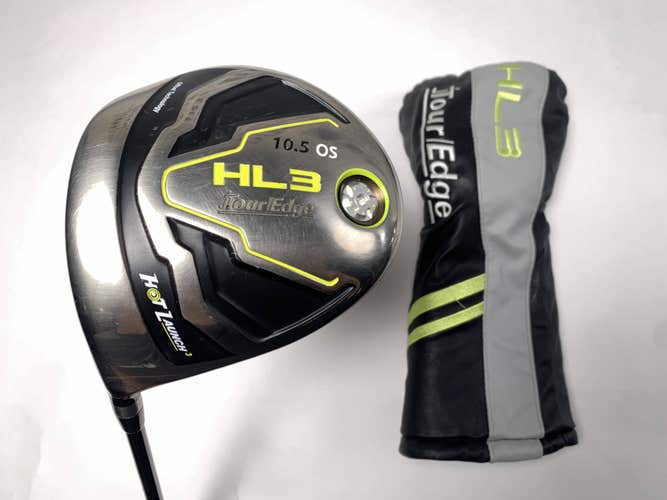 Tour Edge Hot Launch 3 OS Driver 10.5* Kuro Kage Silver Ti Ni Stiff LH HC