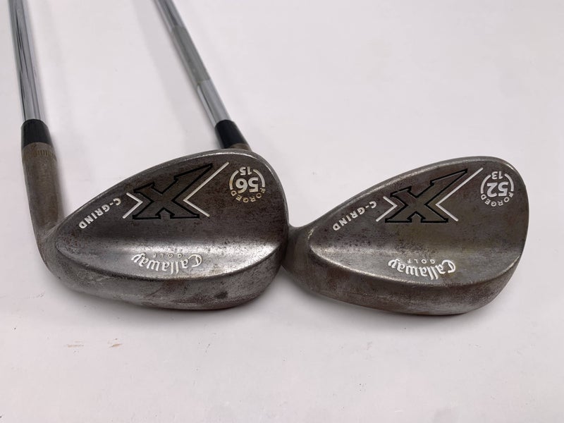 Callaway X Forged Vintage Wedge Set 52* 13 | 56* 15 Wedge Steel Mens RH