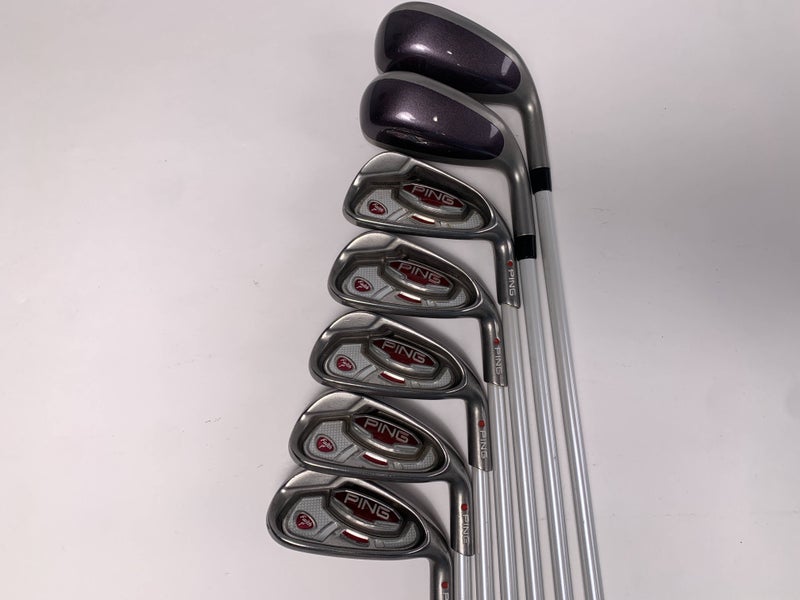 Ping Faith Iron Set 5-PW+GW Red Dot 1* Flat ULT200 Ladies Graphite Womens RH