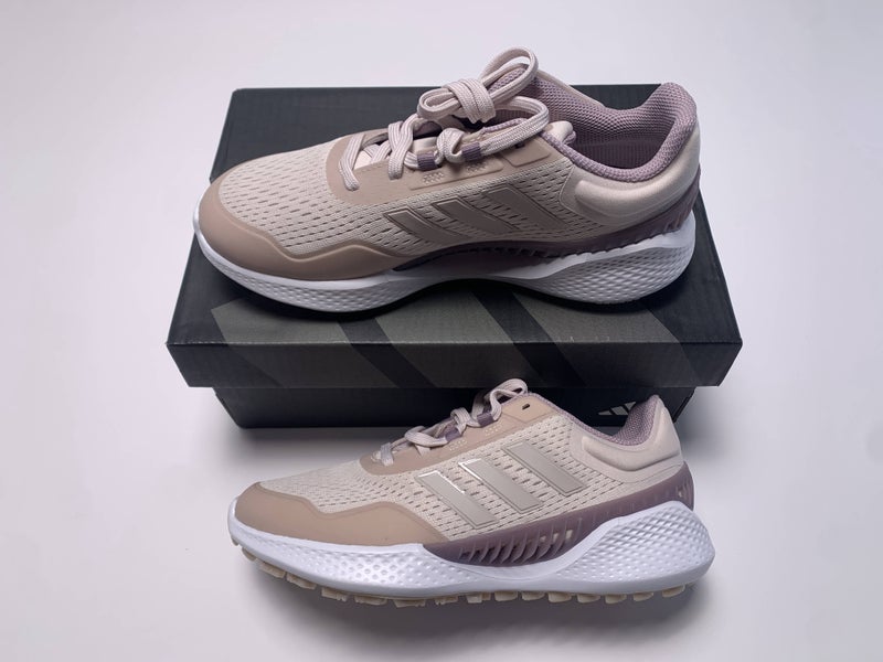 Adidas Summervent 24 Golf Shoes Beige Pink Women's SZ 6.5 (IG3262)