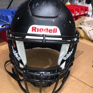 USED RIDDELL FLEX ADULT HELMET - MEDIUM - FLAT BLACK