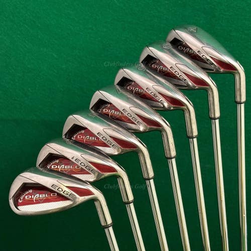 Callaway Diablo Edge 4-PW Iron Set Callaway Diablo Steel Uniflex