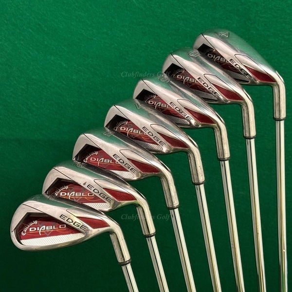 Callaway Diablo Edge 4-PW Iron Set Callaway Diablo Steel Uniflex