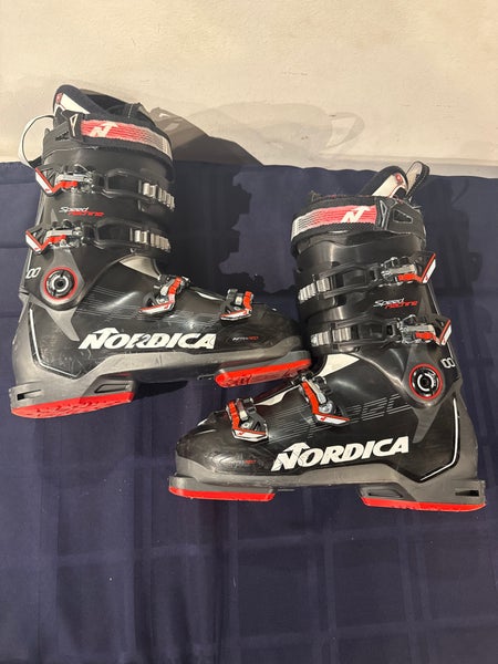 Nordica SpeedMachine 100 Ski Boots (Used) | Mondo 28.5 (325mm)