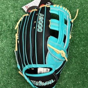 Wilson A2000 12.25" PF50 Pedroia Fit Utility Baseball Glove - Black Teal