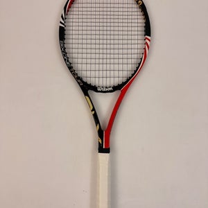 Wilson BLX Six One Tour 90, 4 1/4 Excellent 9/10 Roger Federer