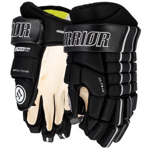 $140 New Warrior FR Pro Gloves Black Junior Ice Roller Hockey Gloves 11