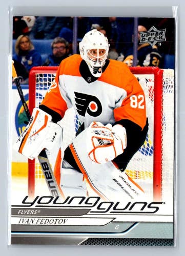 Ivan Fedotov Philadelphia Flyers 2024-25 Upper Deck Series 1 Young Guns #220 RC