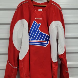 Size 56 Red CCM Pratice Jersey #34 (Used)