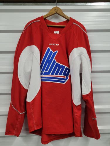 Size 56 Red CCM Pratice Jersey #34 (Used)