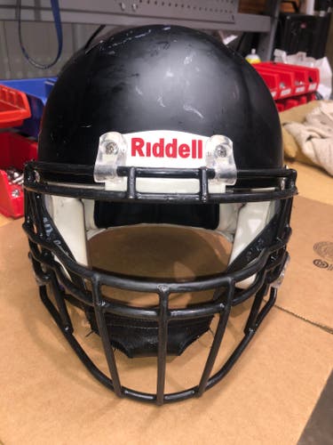 USED RIDDELL SPEED ADULT HELMET - LARGE - FLAT BLACK