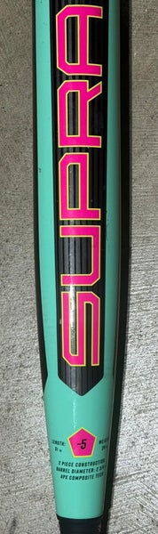 2026 Louisville Slugger Supra Composite USSSA Certified Bat (-5) 26 oz 31" (Like New)