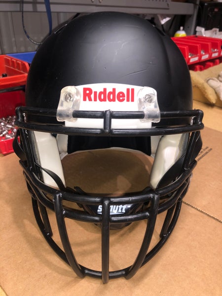 USED RIDDELL SPEED ADULT HELMET - LARGE - FLAT BLACK