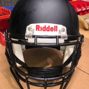 USED RIDDELL SPEED ADULT HELMET - LARGE - FLAT BLACK