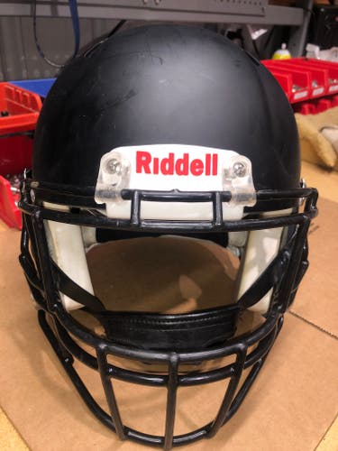 USED RIDDELL SPEED ADULT HELMET - LARGE - FLAT BLACK