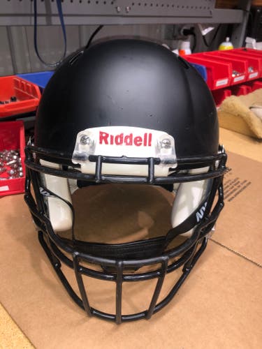 USED RIDDELL SPEED ADULT HELMET - LARGE - FLAT BLACK