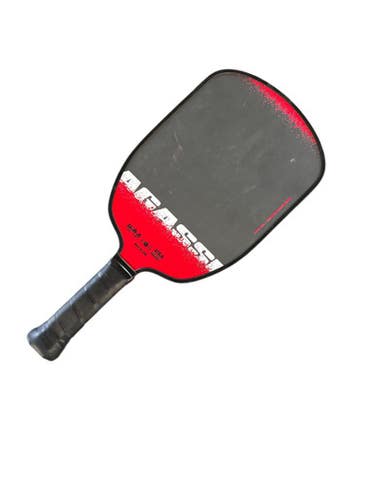 Used AGASSI Pickleball Racquet Red 10299-S000302286
