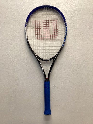 Used Wilson TITANIUM Adult Tennis Racquet Royal Blue 4 5/8" 11443-S000197870