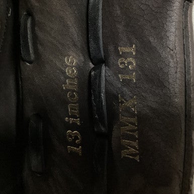 Used Mizuno MMX 131 BB/SB Glove RH Throw Chocolate 13" 11725-S000493904