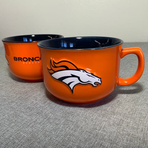 Denver Broncos NFL 1-Qt Soup Mug Set – Boelter Brands – Like New