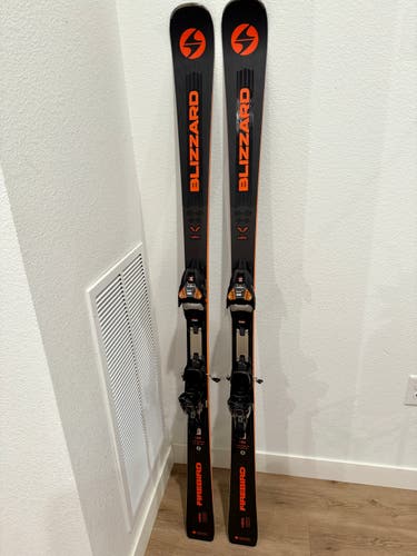 New Men's 2023 Blizzard Firebird HRC Skis -165cm - Marker Xcell Comp 14 Bindings