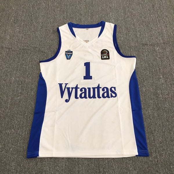 Lamelo Ball 1 Lithuania Vytautas White Basketball Jersey Size Medium