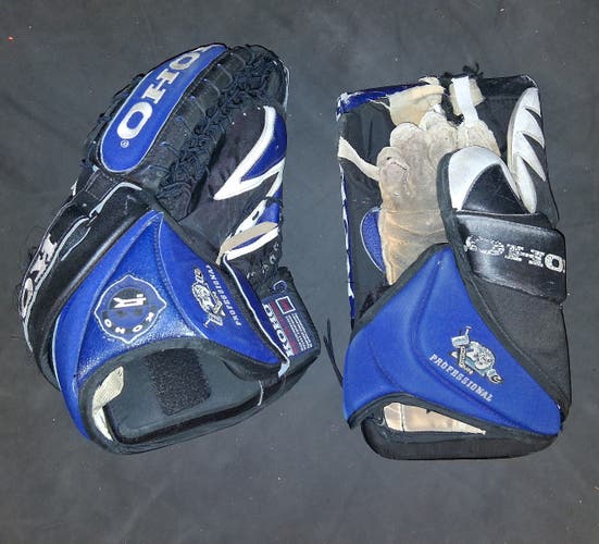 Koho Revolution Pro 550 SR Regular hockey goalie gloves set(Used)