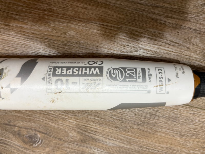 DeMarini Whisper Composite Bat 22 oz 32" (Used)