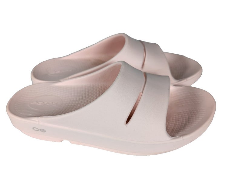 OOFOS Ooahh Women's Size: 9 Blush Pink Sandal Slide Shoe Recovery