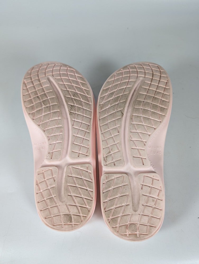 OOFOS Ooahh Women's Size: 9 Blush Pink Sandal Slide Shoe Recovery