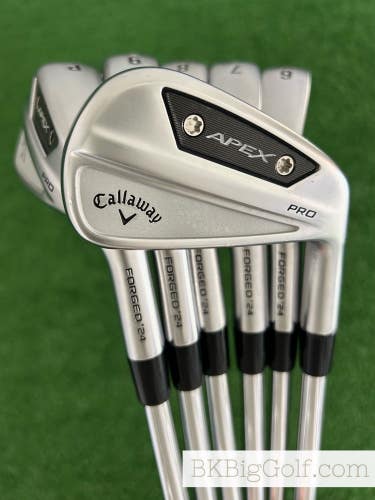 Callaway Apex Pro 24 Forged Iron Set 5-P / NS Pro Modus Tour 105 Stiff
