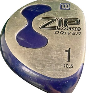 Wilson Zip Titanium Driver 10.5* RH Men's Regular Flex Graphite 44" New Grip HC