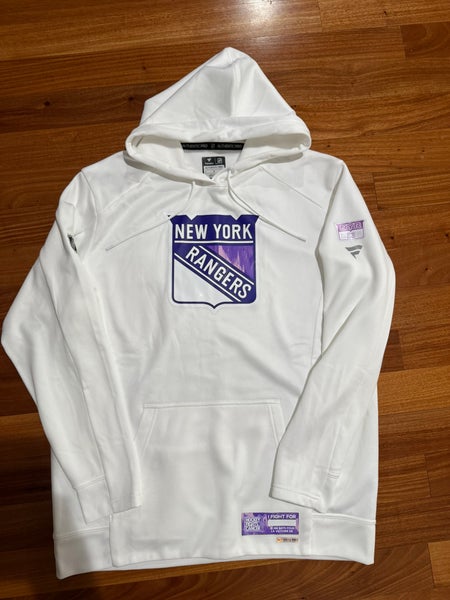 Adam Fox 23 HFC New York Rangers Fanatics Authentic Pro Hoodie Player Used Large