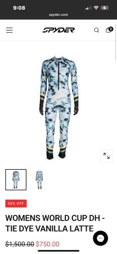 Women's XL Spyder Ski Suit (New) FIS Legal $1500