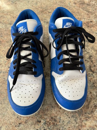 Blue Men's Size M 9.5 (W 10.5) Adult Nike Molded Cleats Cleats (Used)