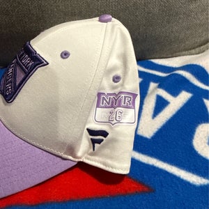 Jimmy Vesey 26 New York Rangers HFC Fanatics Authentic Pro HAT Player Used Worn