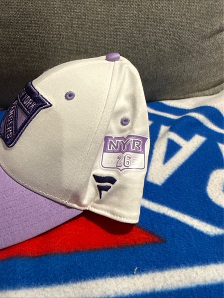 Jimmy Vesey 26 New York Rangers HFC Fanatics Authentic Pro HAT Player Used Worn