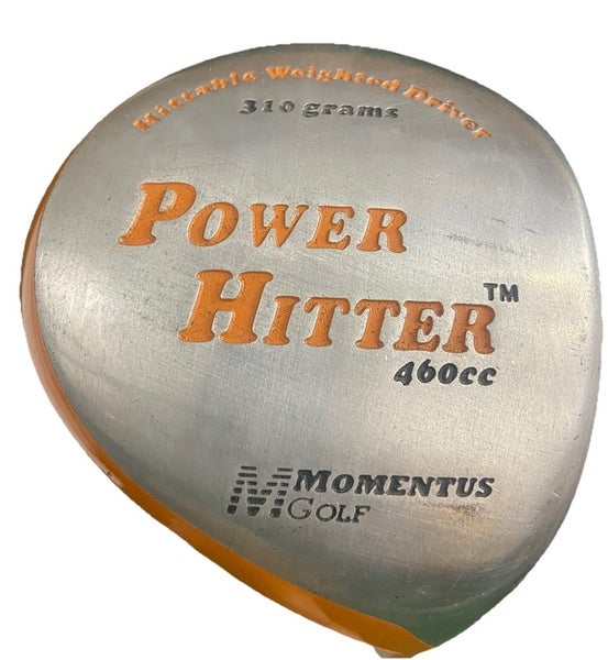 Momentus Golf Power Hitter 460cc 310g Weighted Training Driver RH Steel 44" Nice